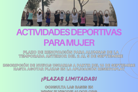 ACTIVIDADES DEPORTIVAS PARA MUJER 2024