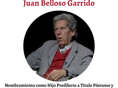 Juan Belloso anuncio reconocimiento