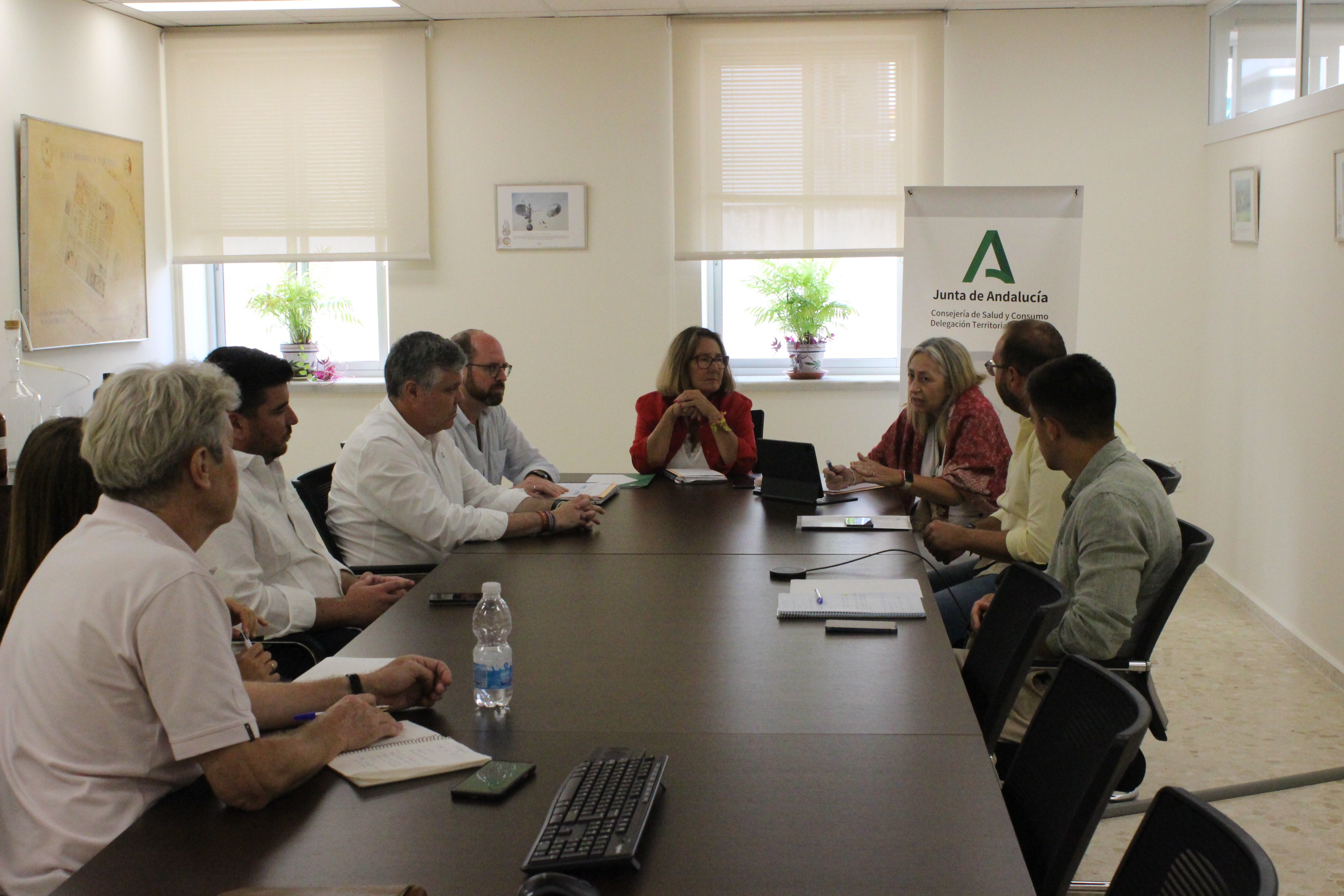 Reunión con la Delegación de Salud de la Junta de Andalucía julio de 2024