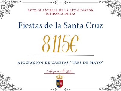 dinero recaudado fiestas santa cruz 2024 1