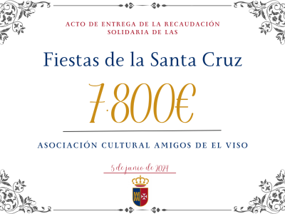 dinero recaudado fiestas santa cruz 2024